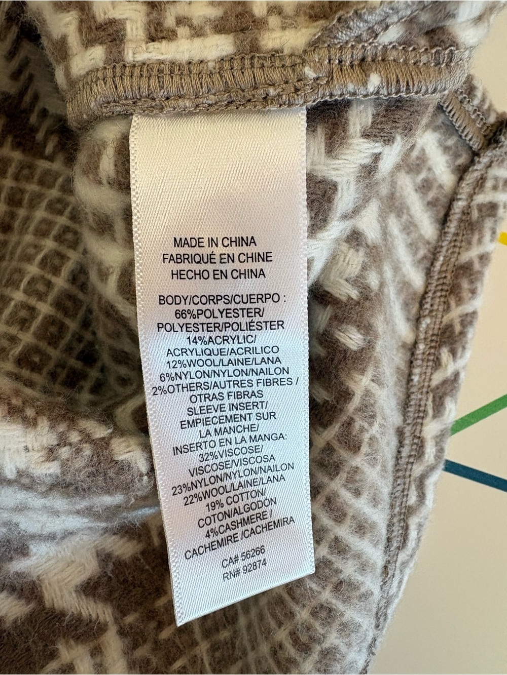 Splendid x @cellajaneblog Wool Plaid Jacket Toast Medium Sold Out Rare Like New - Picture 6 of 9